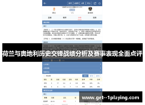 荷兰与奥地利历史交锋战绩分析及赛事表现全面点评 荷兰与奥地利历史交锋战绩分析及赛事表现全面点评